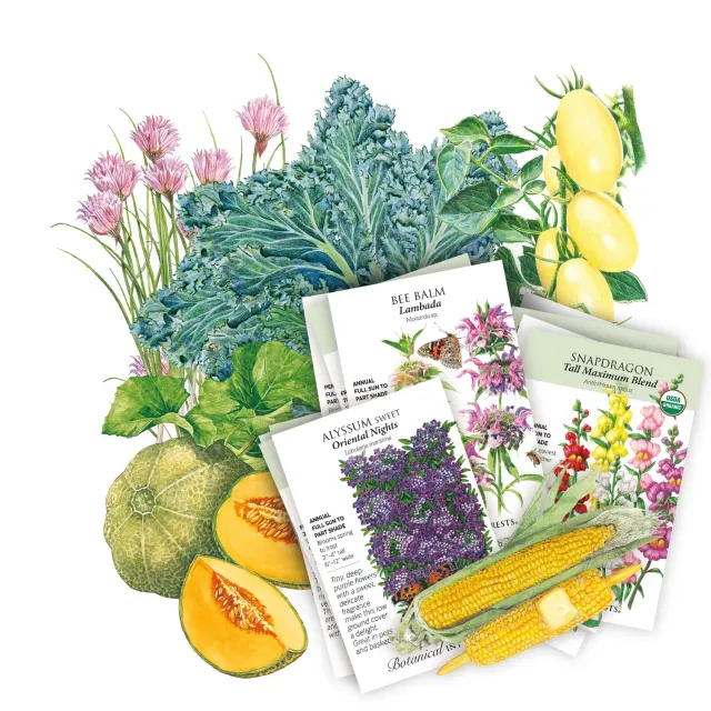 Epic Gardening Midwest Seed Bundle 10-Variety Mix