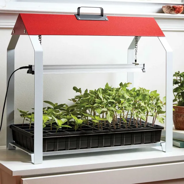 Burpee Fordhook LED Grow Light, Adjustable, Galvanized Steel