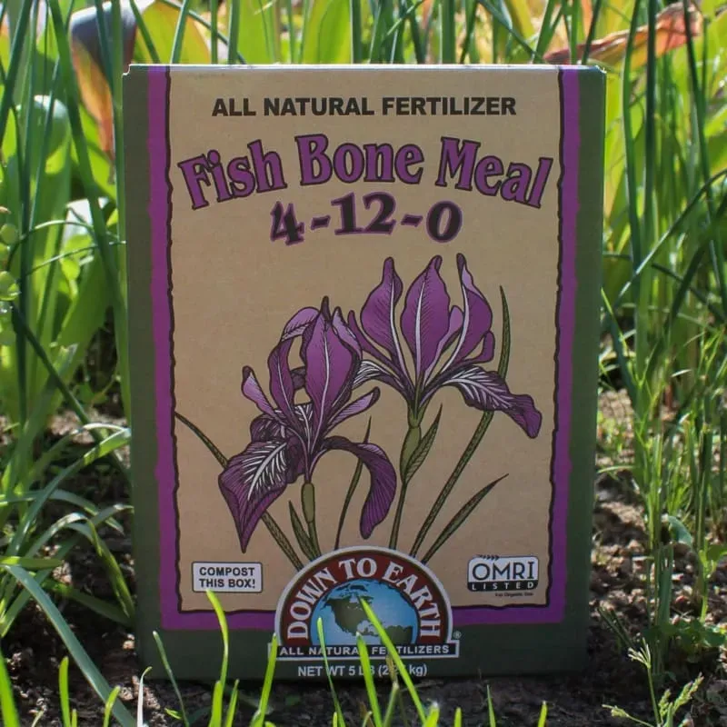 Down to Earth Fish Bone Meal Fertilizer 5 LB 4-12-0