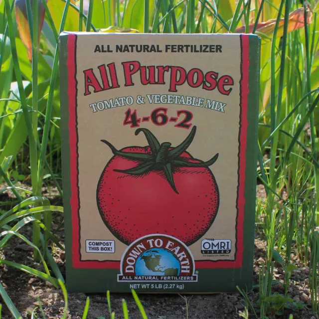Down to Earth All Purpose Fertilizer 4-6-2 5 LB Organic