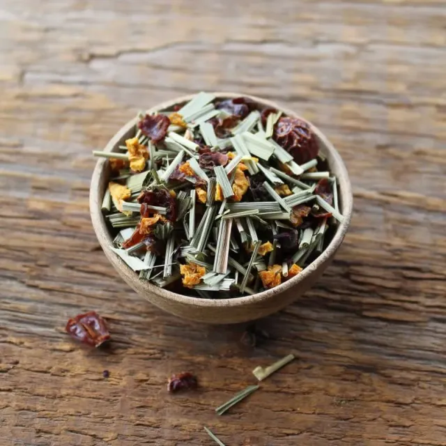 Pinetree Garden Seeds Forever Fruit Herbal Tea Organic 3 oz Lemony