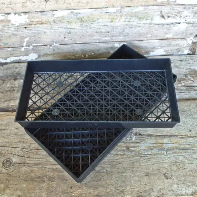 Pinetree Garden Seeds Mesh Starting Tray Garden Trays Set of 5 Air Flow