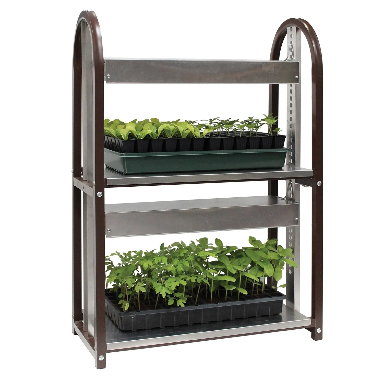 Burpee LED Two Tier Grow Light Cart Adjustable