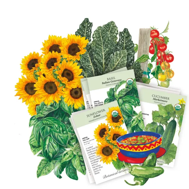 Epic Gardening Beginner's Garden Seed Bundle 12 Variety Easy