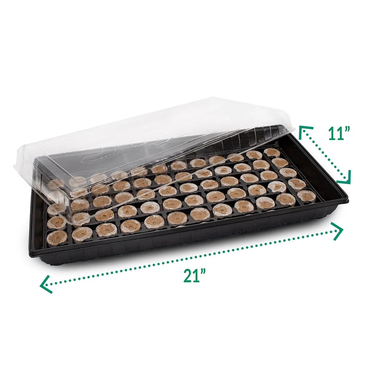 Ferry Morse Jiffy 72 Cell Greenhouse Tray Kit 2 Pack