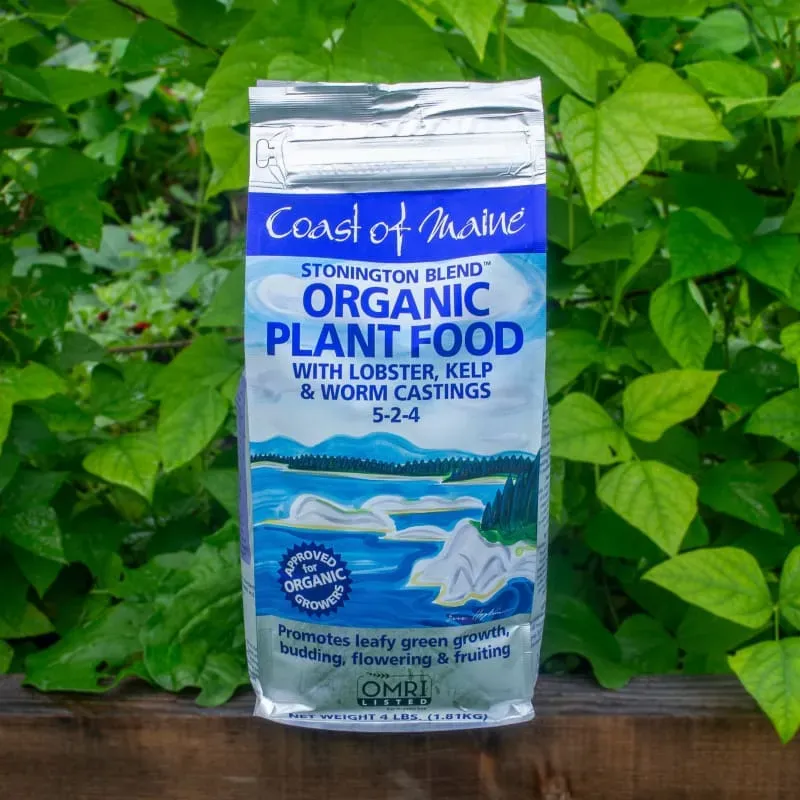 Pinetree Coast of Maine Stonington Organic Plant Food 5-2-4 4 lb