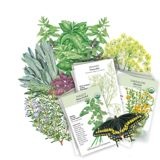 Epic Gardening Chef's Herb Garden Seed Bundle 12-Pack