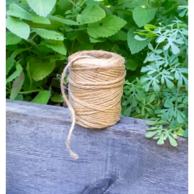 Pinetree Garden Seeds 3 Ply Jute Twine Natural Color 243 Feet